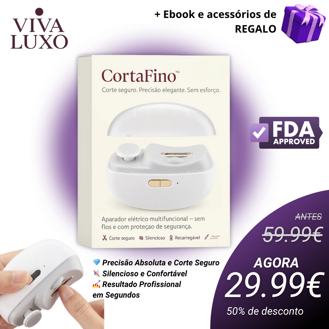 CortaFino™ – Aparador de Unhas Inteligente