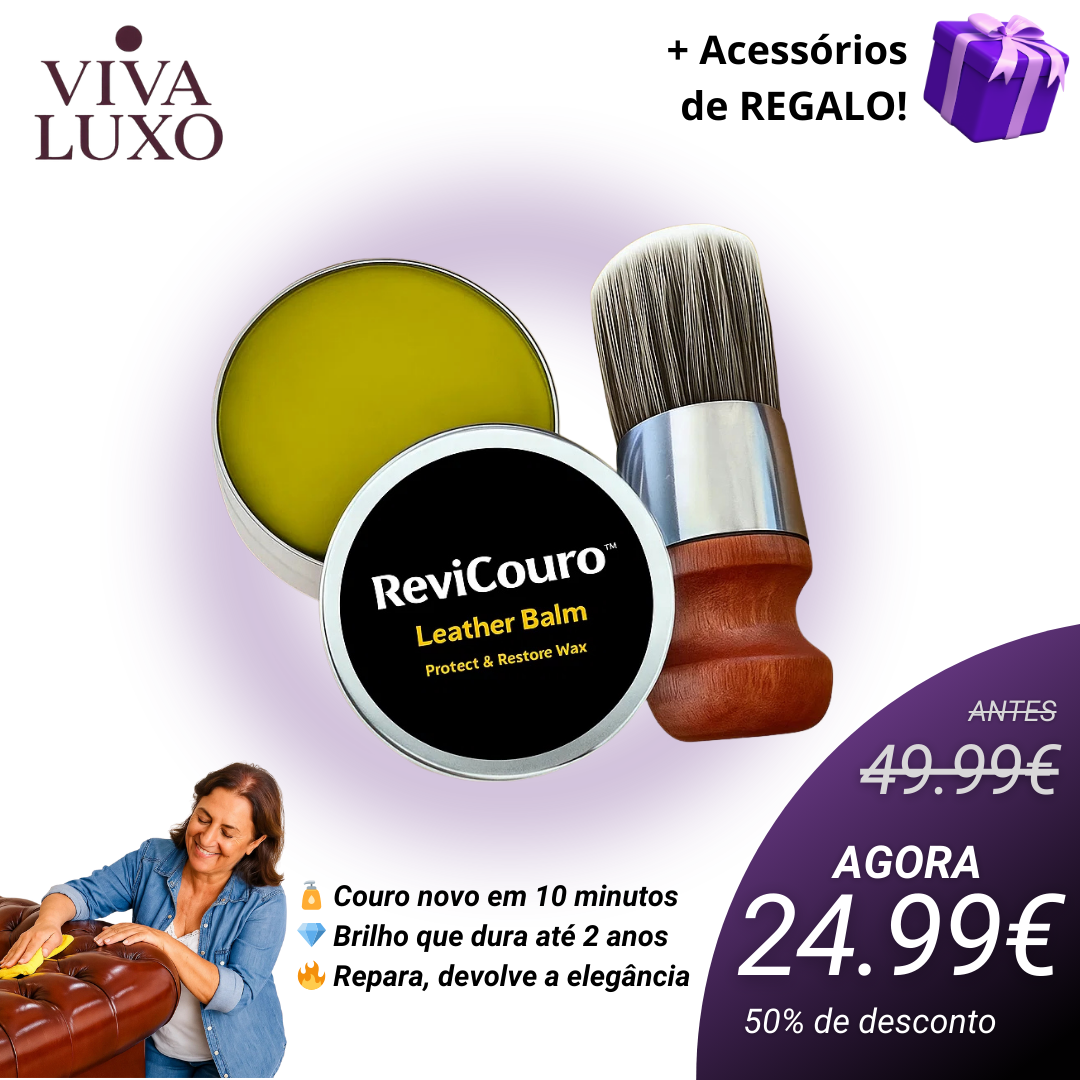 ReviCouro™ – Renovador Profundo de Couro