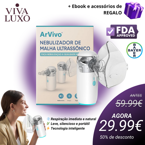 ArVivo™ – Nebulizador Portátil de Inalação