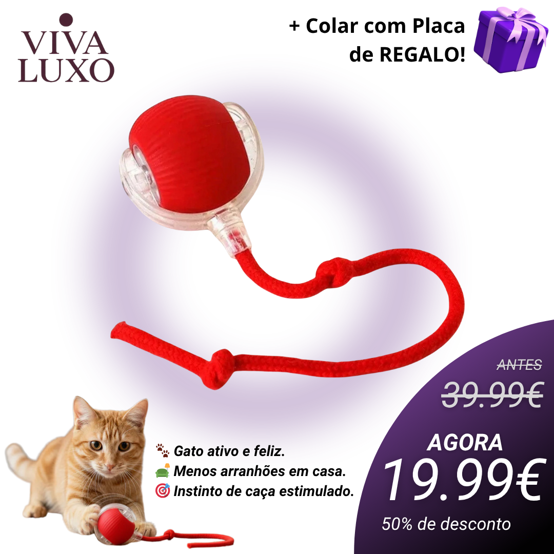 MiauFun™ - Bola de Aventura Interativa para os seus Gatos