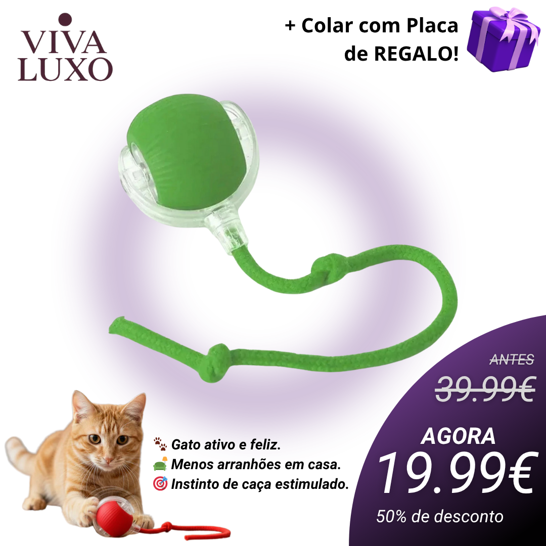 MiauFun™ - Bola de Aventura Interativa para os seus Gatos